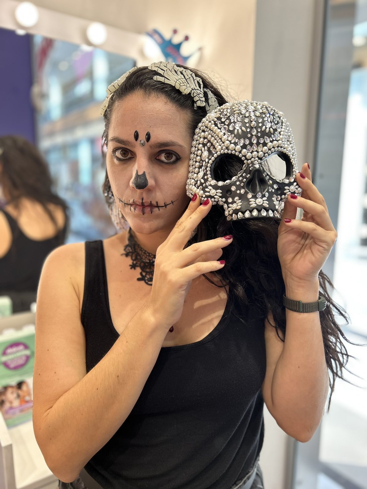 Halloween Girl at Claire's Greece